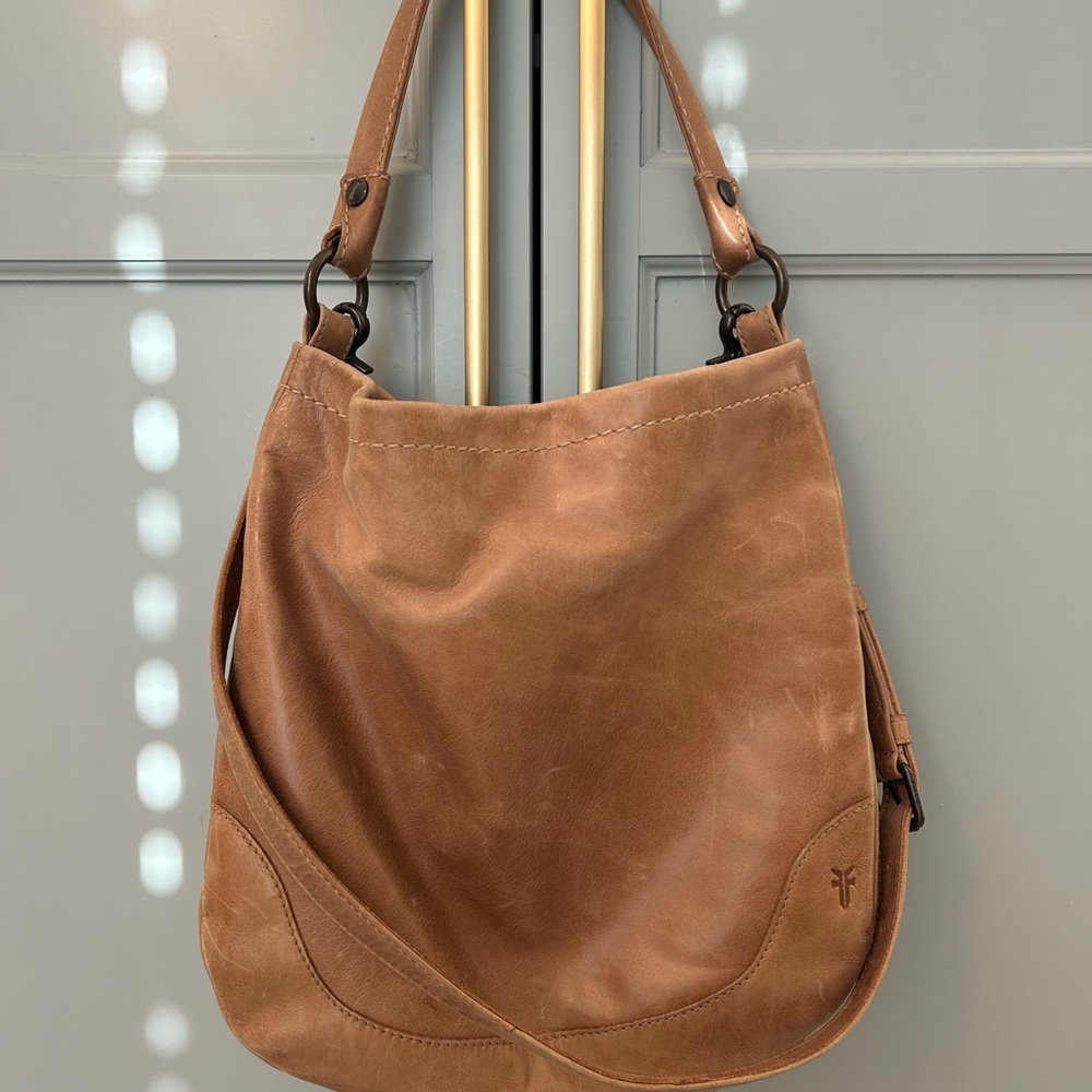 Frye Melissa Hobo in Beige